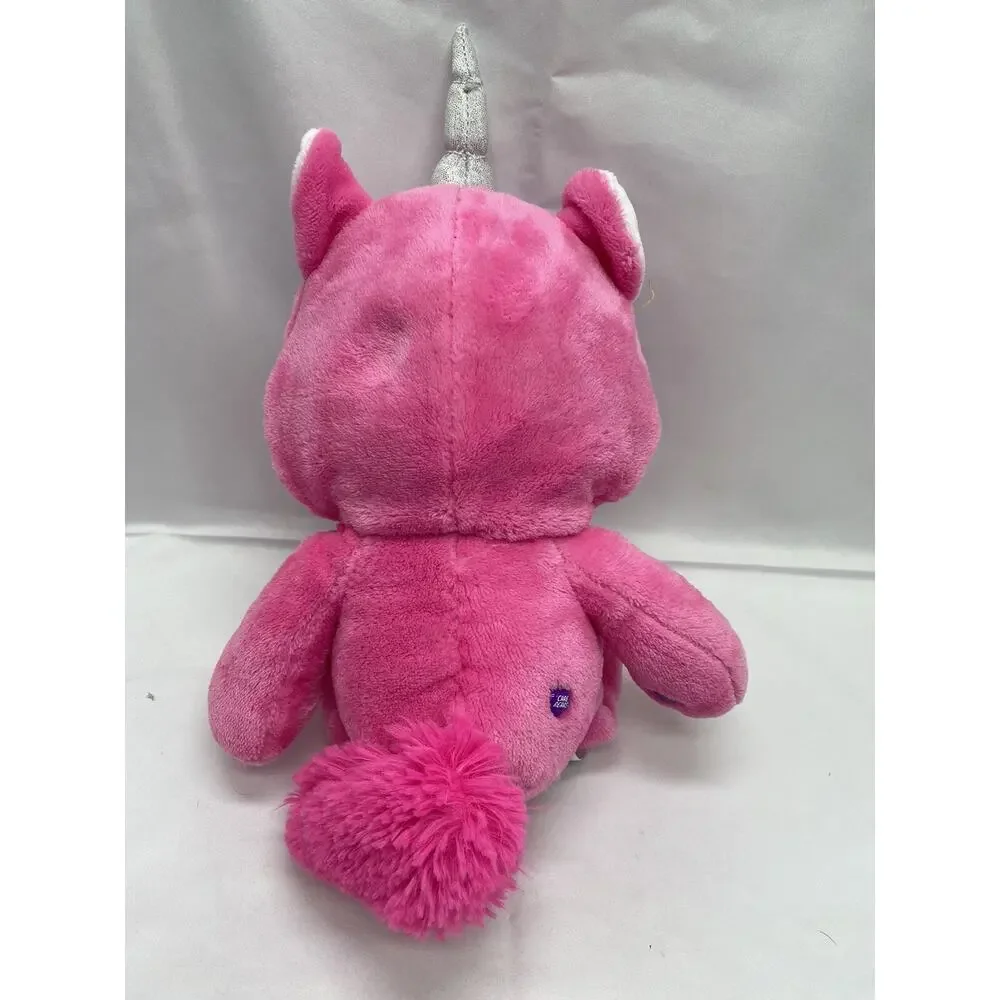 Care Bears Share Bear Unicorn Hoodie Friends Collector Purple Lollipop Plush - Picture 3 of 7